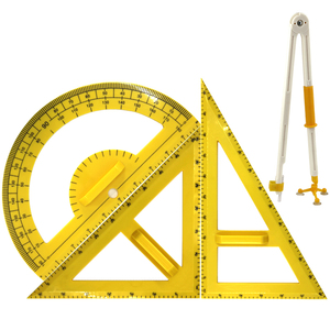 七流婉教学三角板 教师用教具尺子三角尺的数学用具创新与教学应用